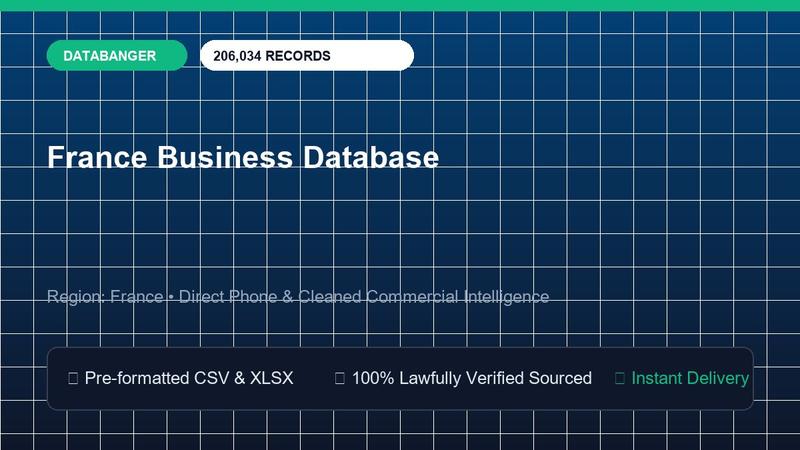 France Business Database