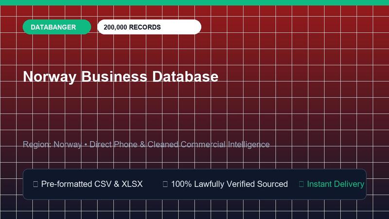 Norway Business Database