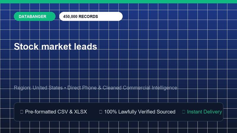 Stock market leads