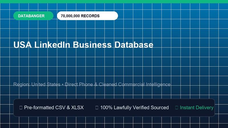 USA LinkedIn Business Database